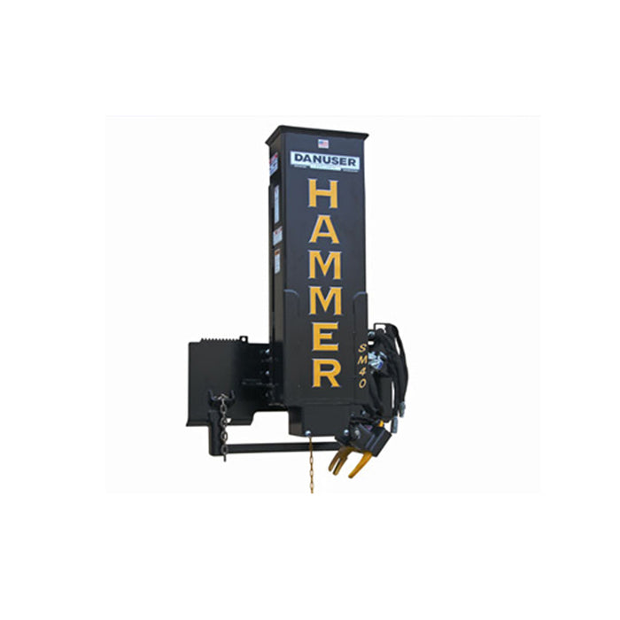Danuser Hammer Post Driver Skid Steer Attachment