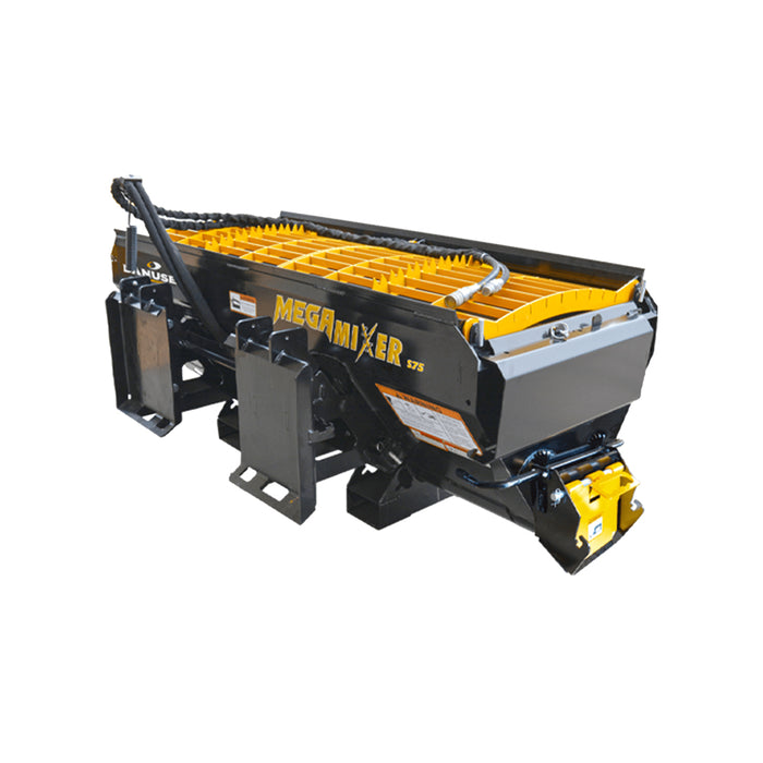 Mega Mixer Auger Bucket Skid Steer Attachment - 3/4 Yard