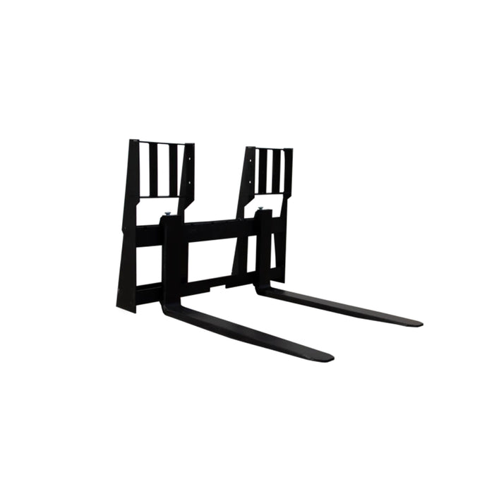 48" Triple S 5500# Walk Through Pallet Forks Skid Steer Attachment