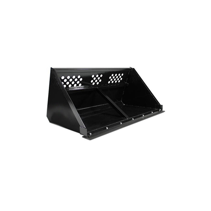 96" Triple S Light Material Snow Bucket Skid Steer Attachment