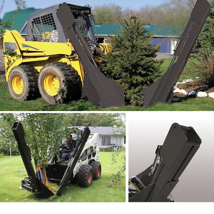 Triple S Power 3 OR 4 Blade Tree Spade Skid Steer Attachment