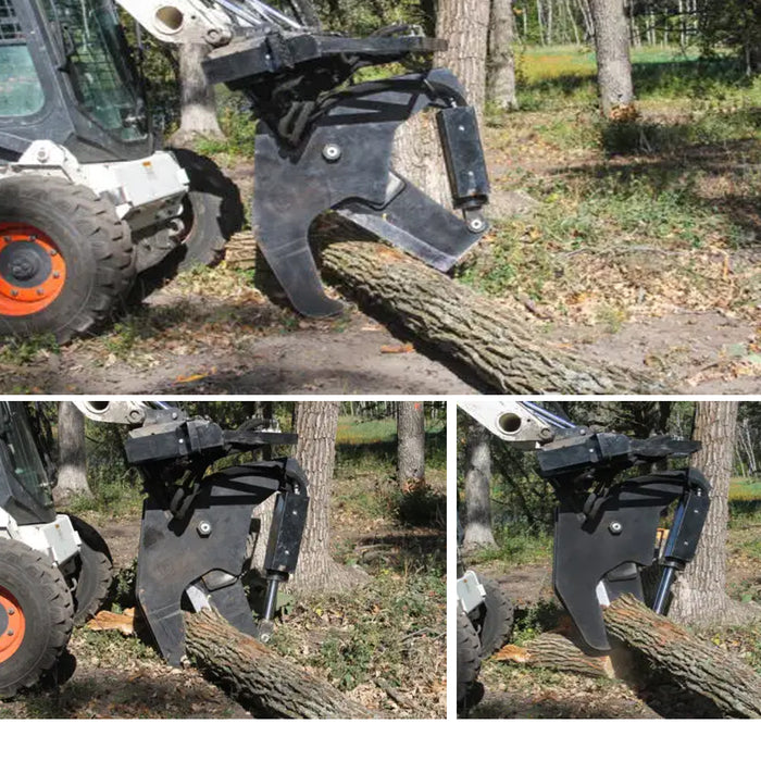 Triple S Auto Rotating Power Tree Shear Skid Steer Attachment
