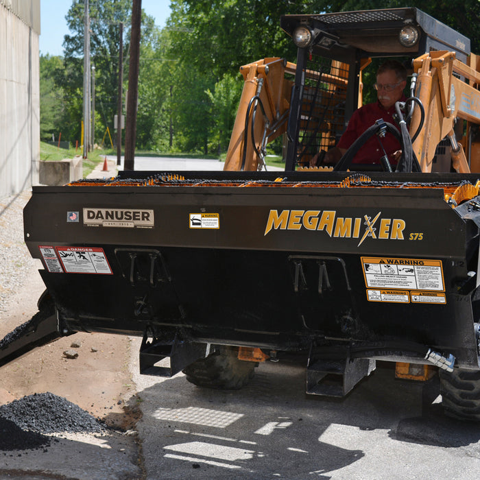 Mega Mixer Auger Bucket Skid Steer Attachment