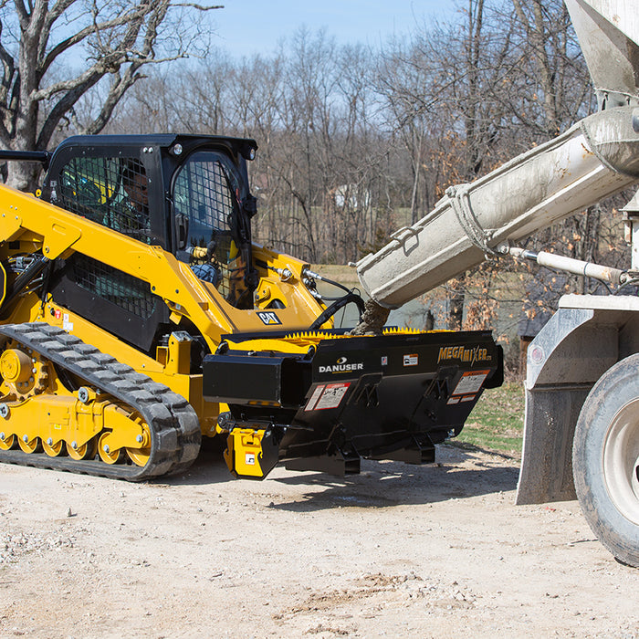 Mega Mixer Auger Bucket Skid Steer Attachment