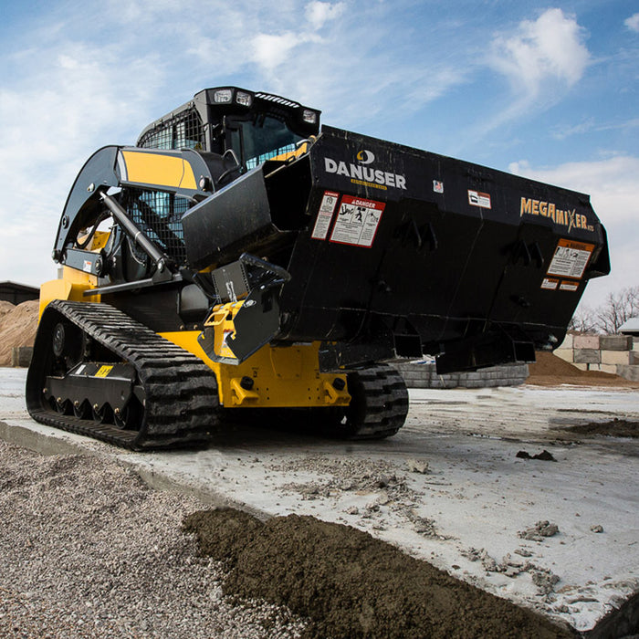 Mega Mixer Auger Bucket Skid Steer Attachment