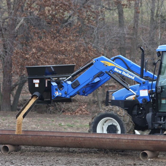 Power Auger Bucket Skid Steer Attachment