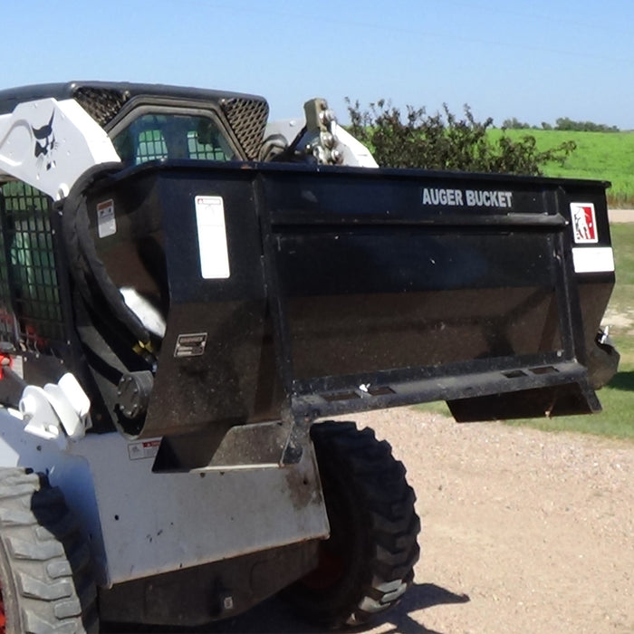 Power Auger Bucket Skid Steer Attachment