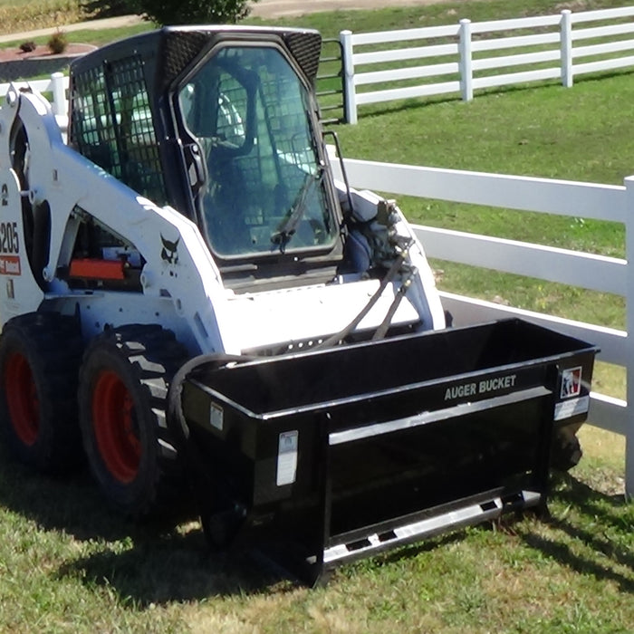 Power Auger Bucket Skid Steer Attachment