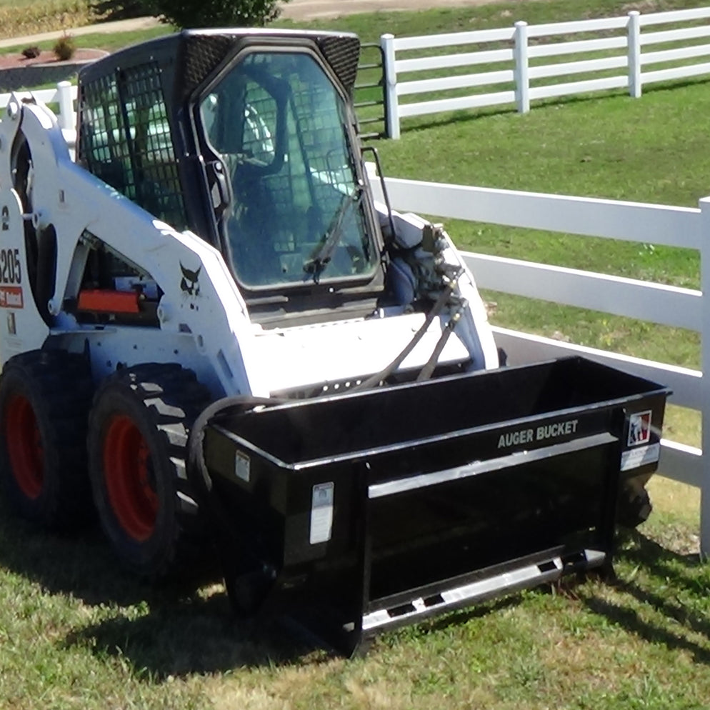Power Auger Bucket Skid Steer Attachment — Triple S Products