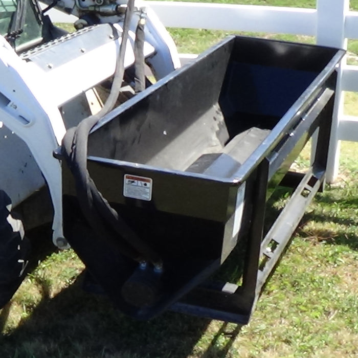 Power Auger Bucket Skid Steer Attachment