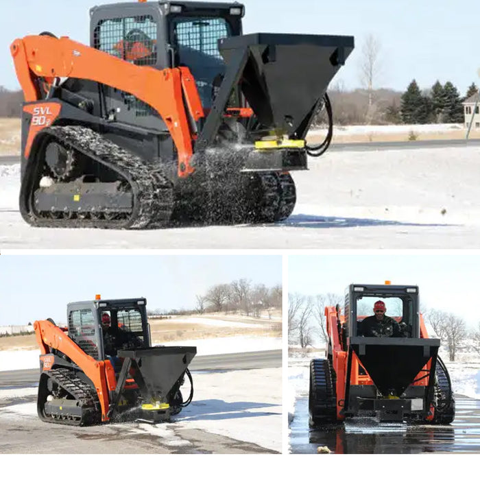 Triple S Power Salt, Sand and Fertilizer Spreader Skid Steer Attachmen ...