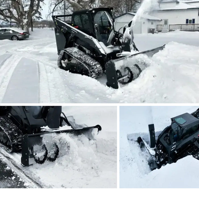 72" Triple S Power Snowblower Skid Steer Attachment