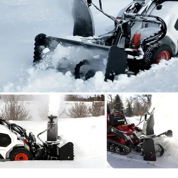 48" Triple S Power Mini Skid Steer Snowblower Attachment