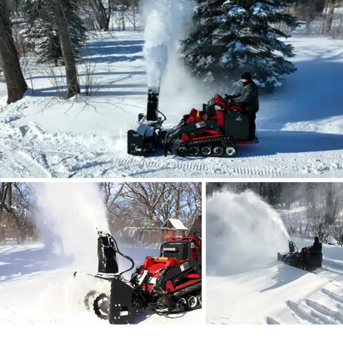 48" Triple S Power Mini Skid Steer Snowblower Attachment