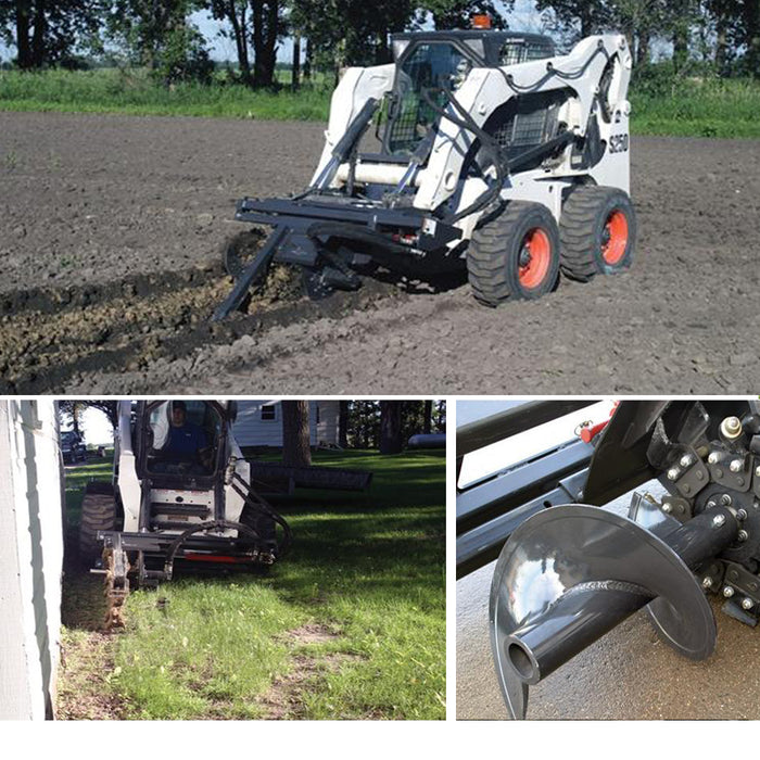 3' Boom Triple S Power Skid Steer Trencher Attachment